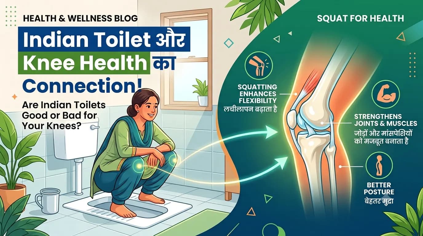 Indian Toilet और Knee Health का Connection! 