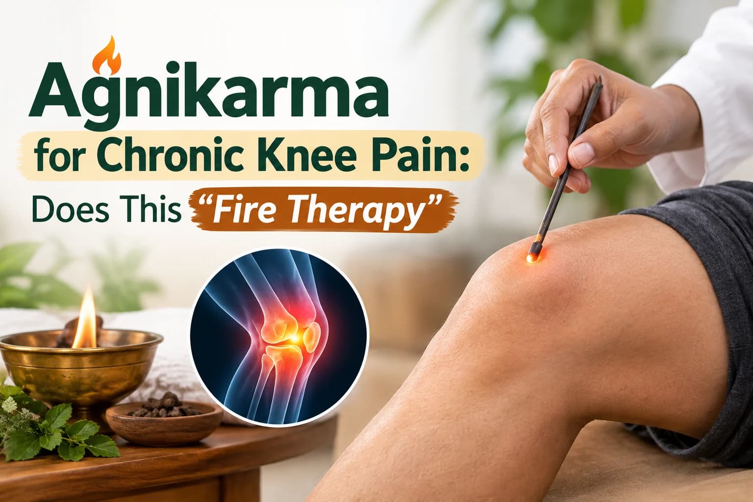 Agnikarma for Chronic Knee Pain: Does This "Fire Therapy" Actually Do Anything?