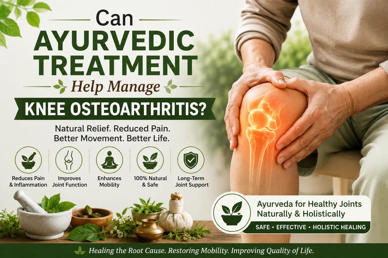 Can Ayurvedic Treatment Help Manage Knee Osteoarthritis?