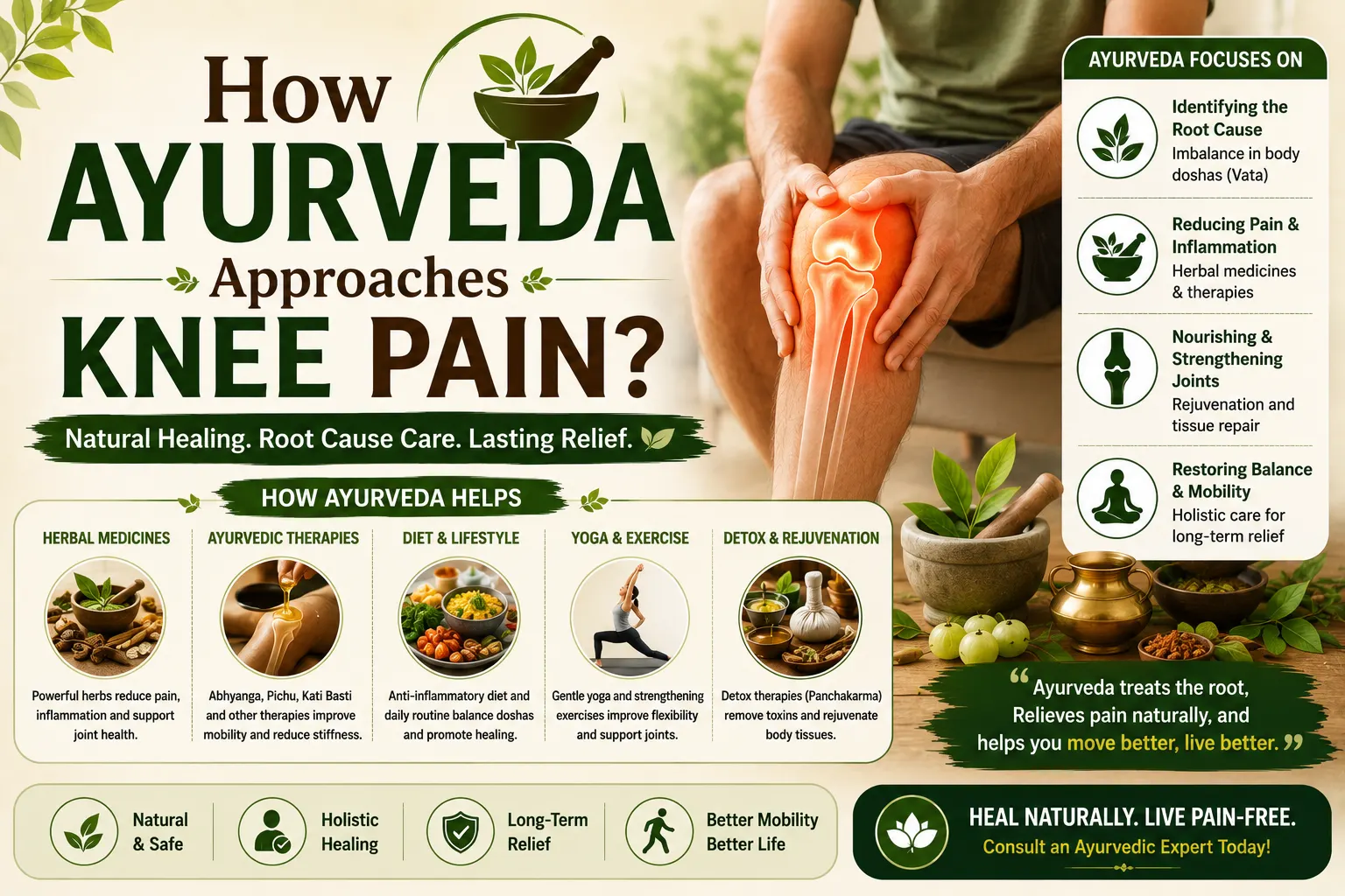 How Ayurveda Approaches Knee Pain