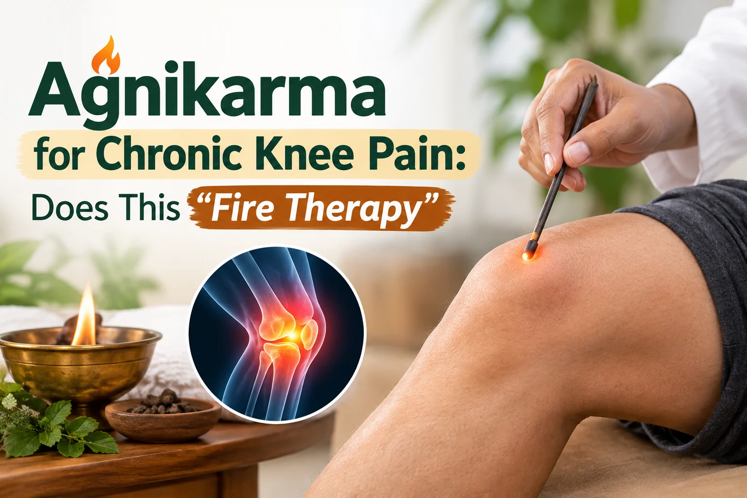 Agnikarma for Chronic Knee Pain: Does This "Fire Therapy" Actually Do Anything?