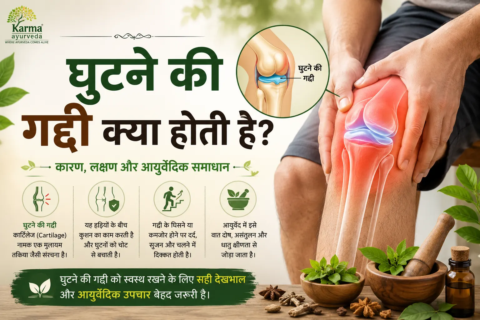 घुटने की गद्दी क्या होती है?