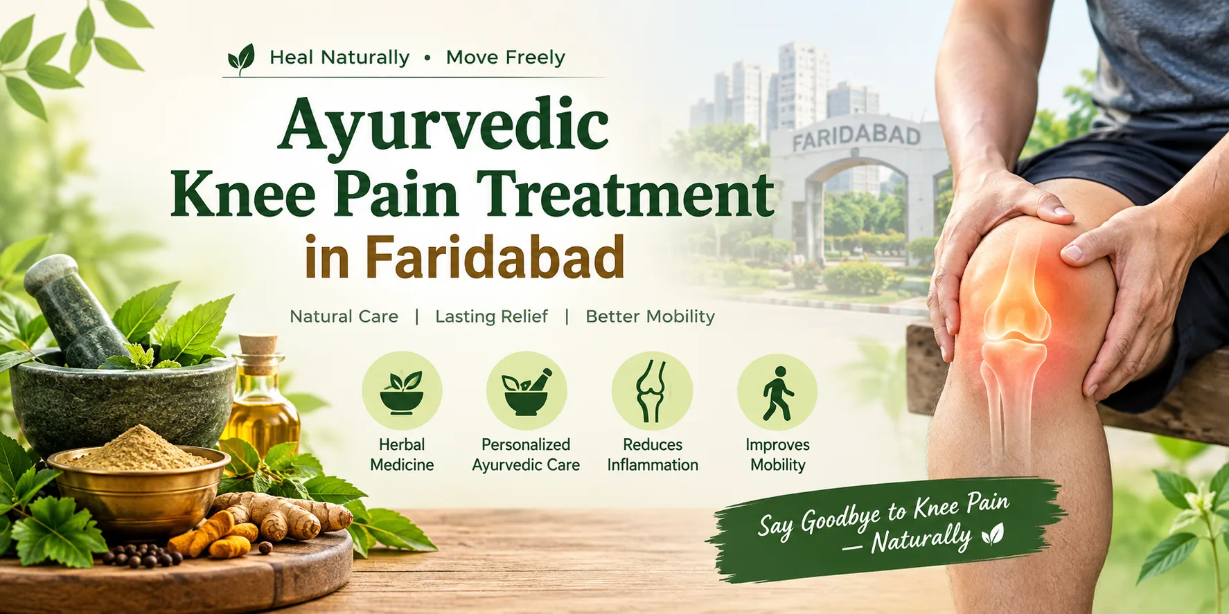 Ayurvedic Knee Pain Treatment in Faridabad Karma Ayurveda